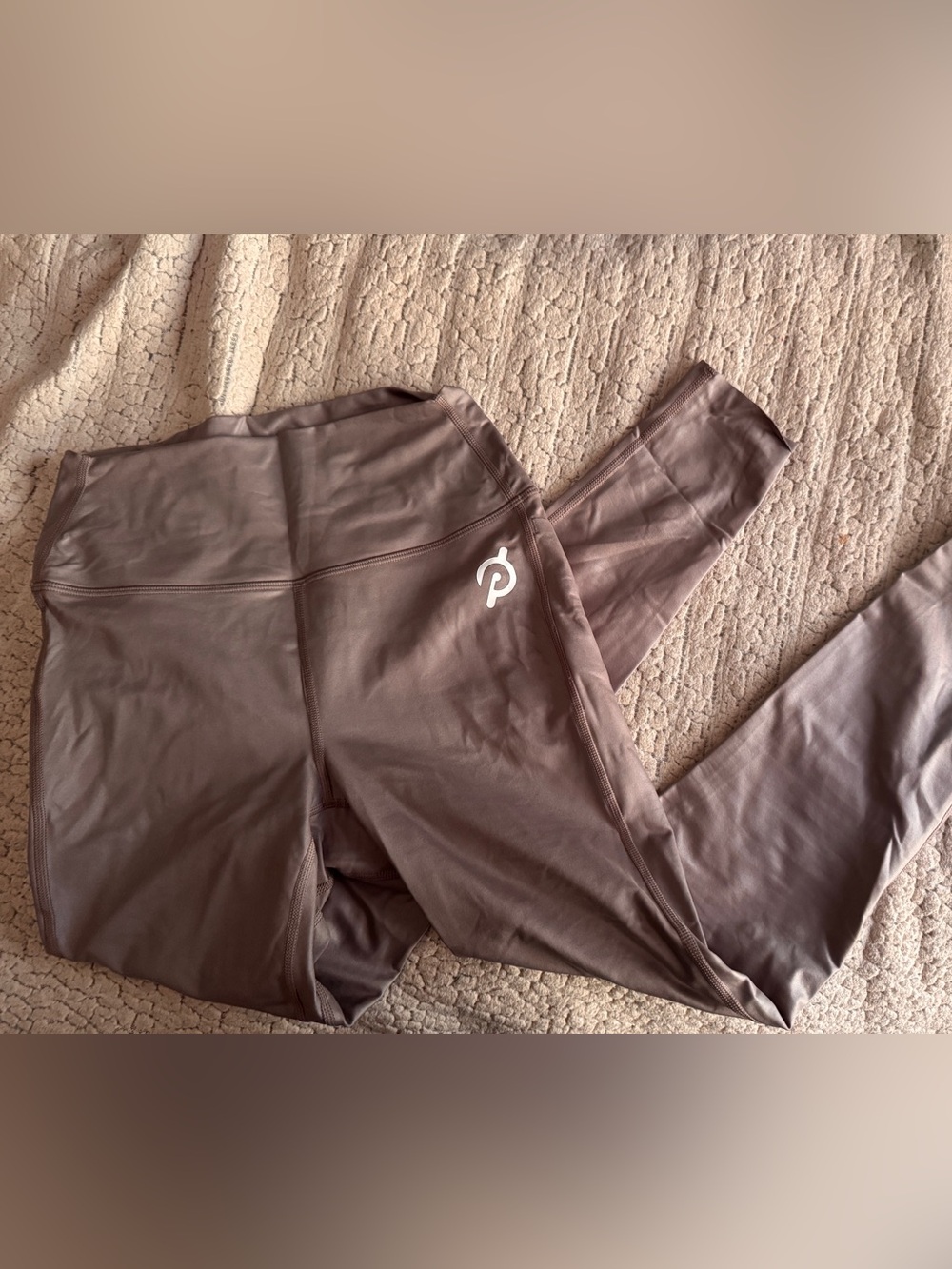 Peloton Cadent Gold Workout Leggings, Size S